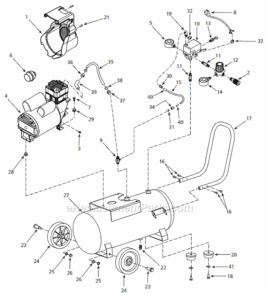 Part Location Diagram of HL018900AV Campbell Hausfeld Hex Nipple